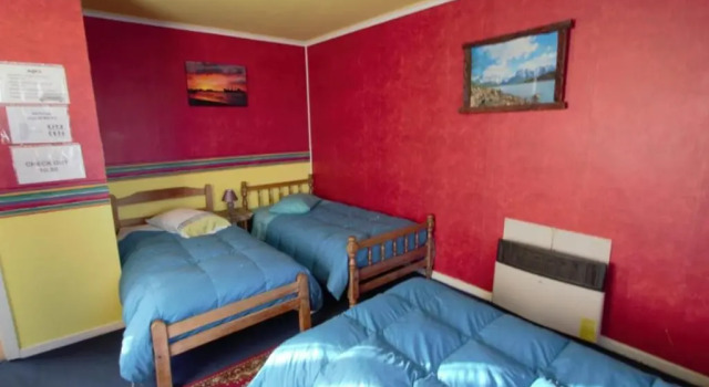 Кровать в общем номере Hospedaje Independencia y camping