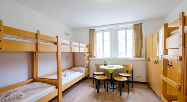 Четырёхместный номер Standard Jugendherberge Youth Hostel Rothenburg Ob Der Tauber