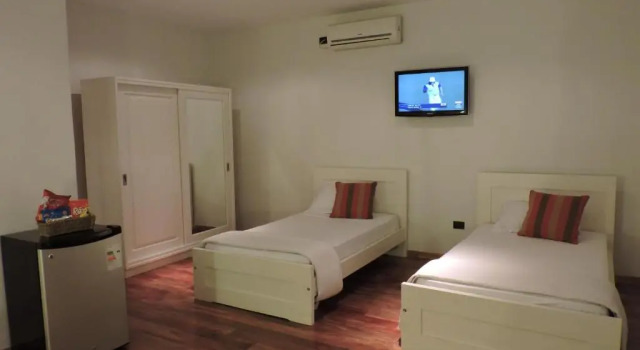 Четырёхместный номер Classic с балконом и с красивым видом из окна Patio del Puerto Hotel Boutique