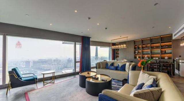 Люкс Elegant Cloud Residence Elegant Hotel Guangzhou Zhujiang New Town Canton Tower