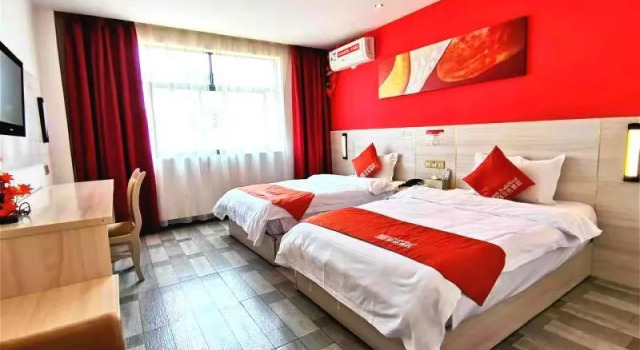 Двухместный номер Standard Shell Hotel Ji'an Qingyuan District Railway Statio Jingangshan University