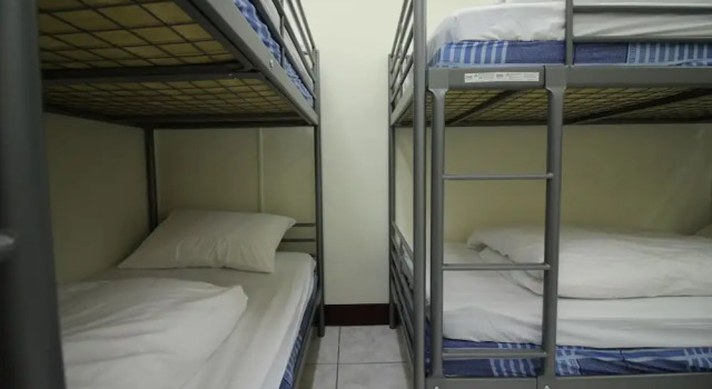 Кровать в общем номере Movie Inn Hostel