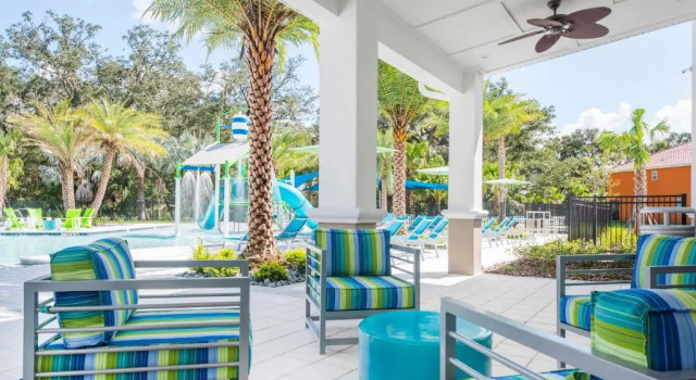 Коттедж Golden Palms Resort 8 Bedroom Vacation Home with Pool 1904