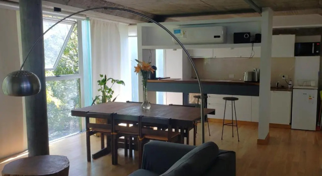Студия Departamento moderno 3 personas con garage