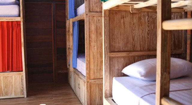 Кровать в общем номере The Tipsy Gypsy Hostel