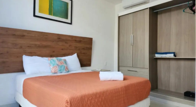 Ocean and city view rooftop, apartment 2BR 01, Prenota Appartamento Hotel a Quintana Roo con parcheggio, Parcheggio