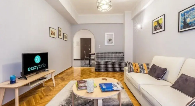Brand new apartment with one bedroom next to Metro, Забронировать Апартаменты/квартира Афины Острова Саронического залива - Аттика, рядом с Театр Глория