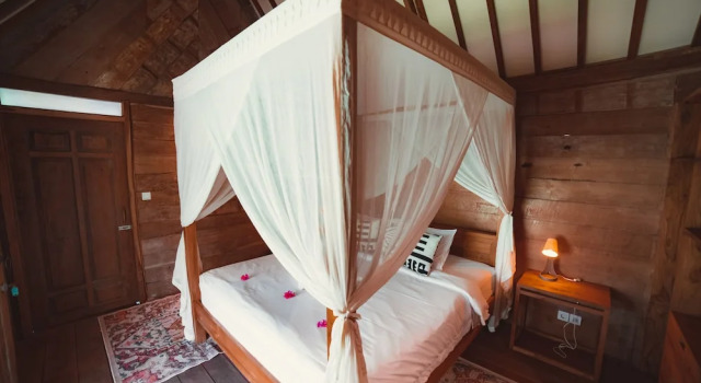 Двухместный номер Deluxe с балконом Mangroove Bay Boutique Hostel