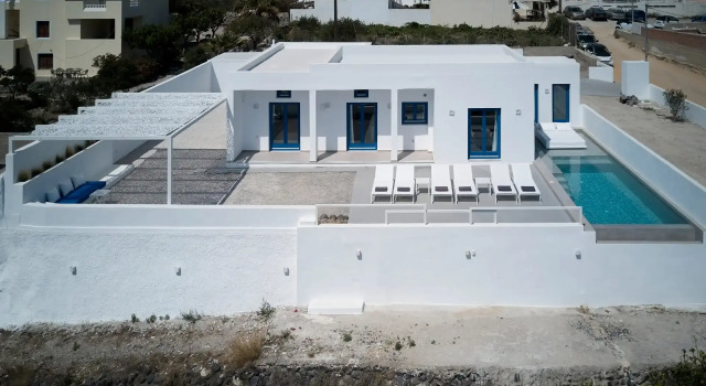 Thadeos Villa, Забронировать Вилла Тира Santorini Caldera, рядом с Музей досторического города Тира