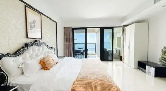 Люкс Deluxe Beibu Bay No.1 Pinxi Seaview Art Design Seaview Resort Apartment
