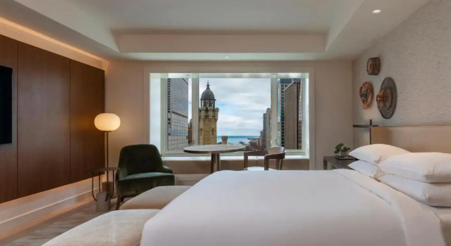 Двухместный номер с видом на озеро Park Hyatt Chicago