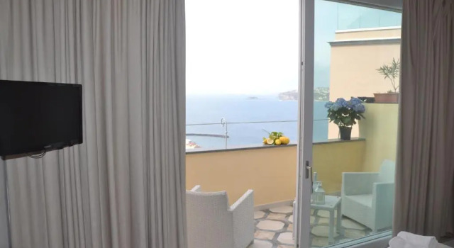Deluxe double chambre avec balcon et Vue mer Terra Murata Boutique b&b