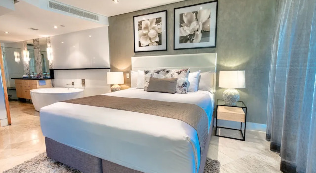 Standard chambre 2 chambres penthouse avec balcon et Vue sur l'océan Oceans Mooloolaba