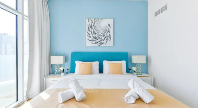 Апартаменты Deluxe Ultra Luxury Palm - Mina Azizi Beachfront - Private Beach and Pool