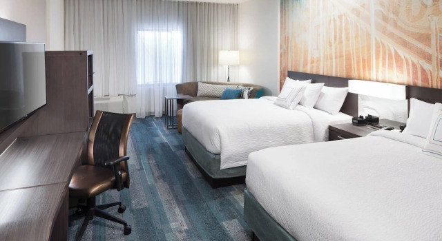 Двухместный номер Standard Отель Courtyard by Marriott Fort Worth Historic Stockyards