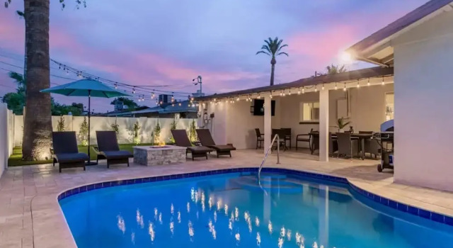 Коттедж Desert Sands Heated Pool Firepit Old Town Putt Grn