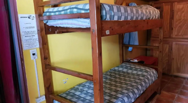 Кровать в общем номере Patagonia Jazz Hostel
