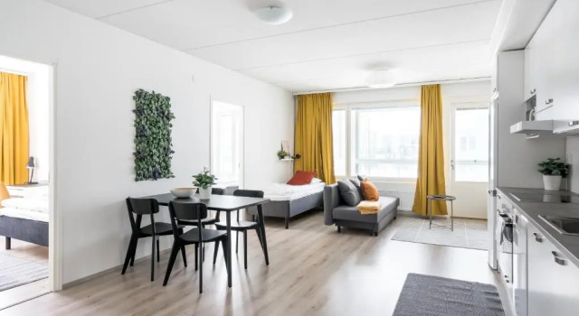 Апартаменты с 2 комнатами Hiisi Homes Vantaa Keimolanmäki