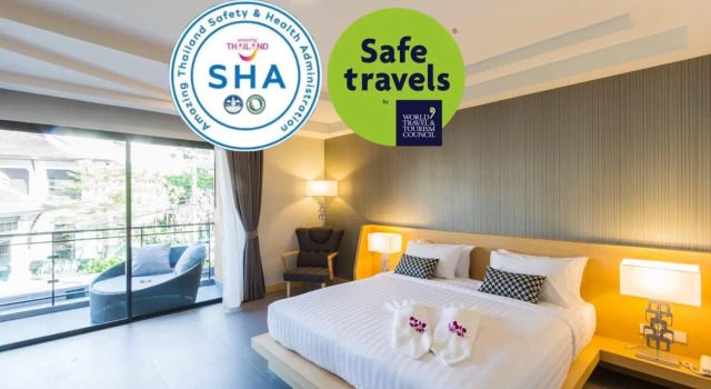 Кровать в общем номере The Capuchin Hotel Krabi, Ao Nang Beach
