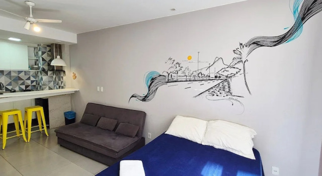Studio Copacabana a 100 metros da Praia