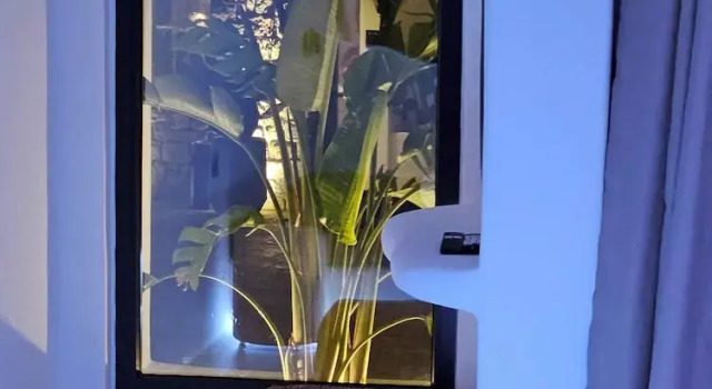 Семейный люкс с балконом и с видом на сад ELLI TROPiCAL LUXURY SUITES SUNSET-INFINITY POOL- SEA SIDE-NEAR CENTER PARKING