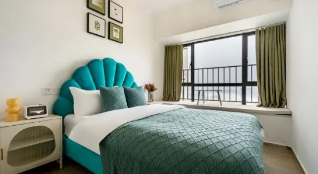 Люкс с 3 комнатами с балконом и с видом на озеро Jushu Holiday Villa (Guangzhou Huadu store)