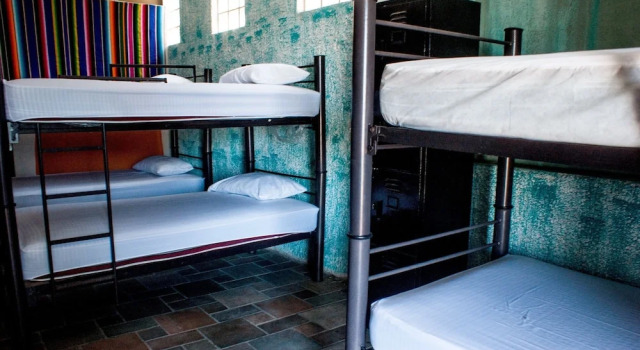Кровать в общем номере (мужской номер) Hostel Enjoy Vallarta 19