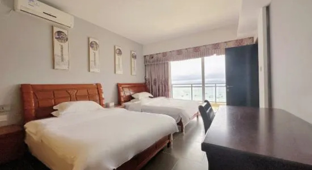 Люкс Premier с 2 комнатами с видом на море Yimi Yangguang Seaview Holiday Apartment