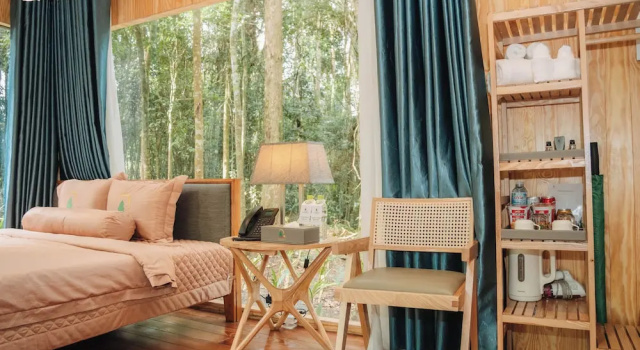 Бунгало с видом на сад Rung Thong Nui Voi Villa & Resort