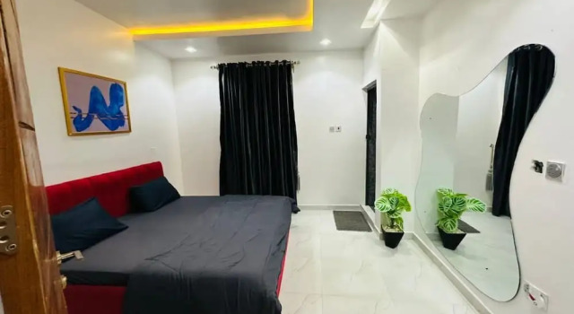 Mini Flat with Starlink Internet & Pool, Book Inn Ikeja 
