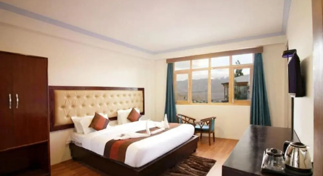Двухместный номер Deluxe с видом на горы Hotel Ladakh Marvel Leh
