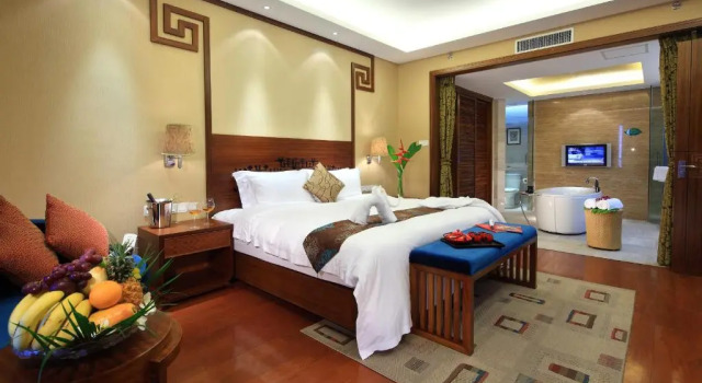 Люкс Deluxe с видом на море Курорт Luhuitou State Guesthouse