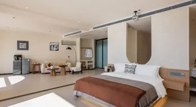 Люкс Cang'er Shiguang Villa Resort Cliff Sea View Beautiful Stay
