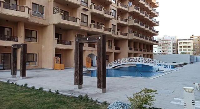 Luxury apartament by the sea. Turtles Beach Resort, Boek Resort Hurghada Rode Zee, in de buurt van Sultan Kite School