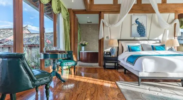 Семейный люкс Luxury Yinman·Courtyard Yushe Life Aesthetics Designer B&B (Lijiang Old Town Sifang Street)