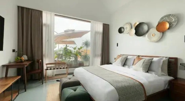 Семейный люкс Дуплекс Tengchong Nansu Banshanli Private Tang Hot Spring Homestay