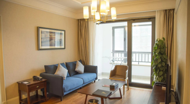 Люкс Fuying Gailo Qingdao International Hotel Apartment