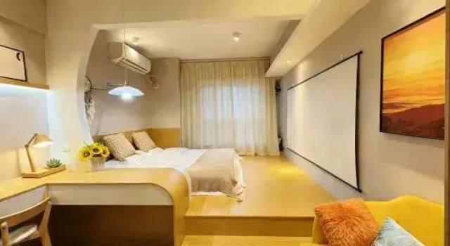 Люкс с видом на город Chengdu Hexi Apartment (Huanhuahui East Railway Station Branch)