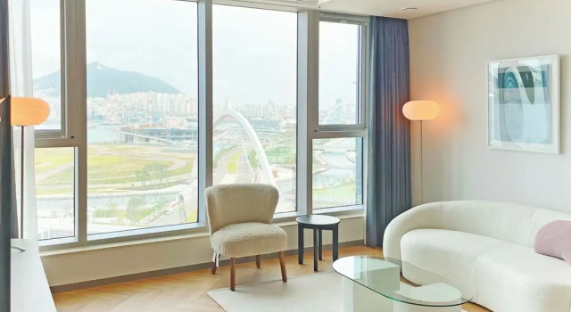 Номер Deluxe Brown Suites Busan Station