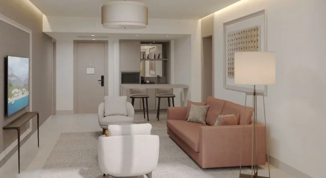 Двухместный люкс Park Building Superior Corner с видом на море Отель Mirage park resort