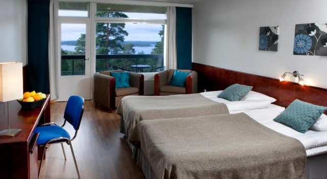 Двухместный номер Superior с видом на озеро Hotel & Hostel Tallukka
