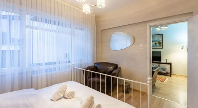 Central Flat Near the Bosphorus Shore in Uskudar, Boek Appartement Uskudar Istanbul, in de buurt van Harem Iskelesi