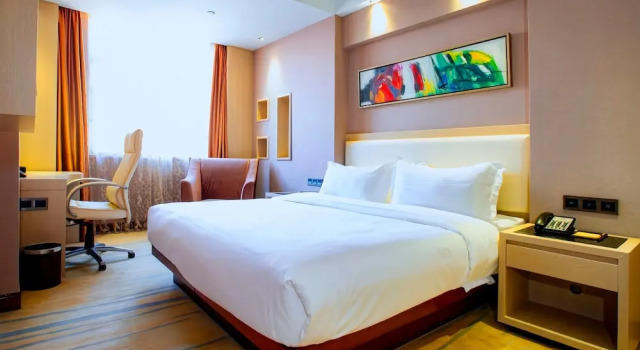 Двухместный люкс Meihao Mingyue Hotel International Finance City Keyun Road Metro Branch