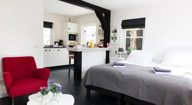 Номер Deluxe Bed and Breakfast De Reggestee