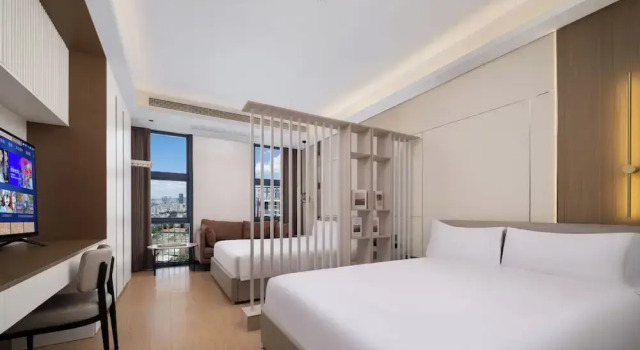 Двухместный номер Superior с видом на город Xiang Ji Executive  Apartment