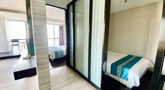 Люкс Deluxe Water Cloud Biancheng Seaview Apartment (Mangrove Resort World City Balcony)
