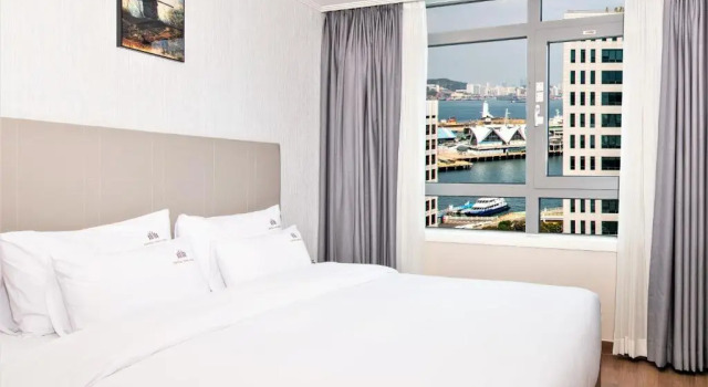 Двухместный номер Standard с видом на гавань Central Park Hotel Busan