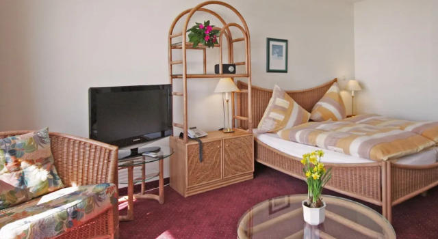 Двухместный номер Classic с балконом и с видом на море Ostsee-Hotel