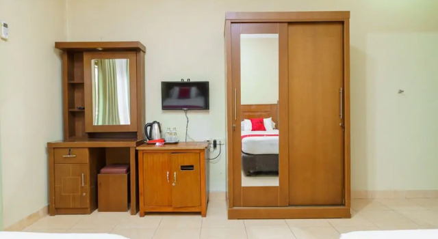 Двухместный номер Deluxe RedDoorz @ Jalan Lintas Sumatera Lahat