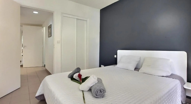 Appartement Le Chadec, 1ch, piscine, belle plage à 900m, Забронировать Апартаменты/квартира Ле-Диаман Фор-де-Франс